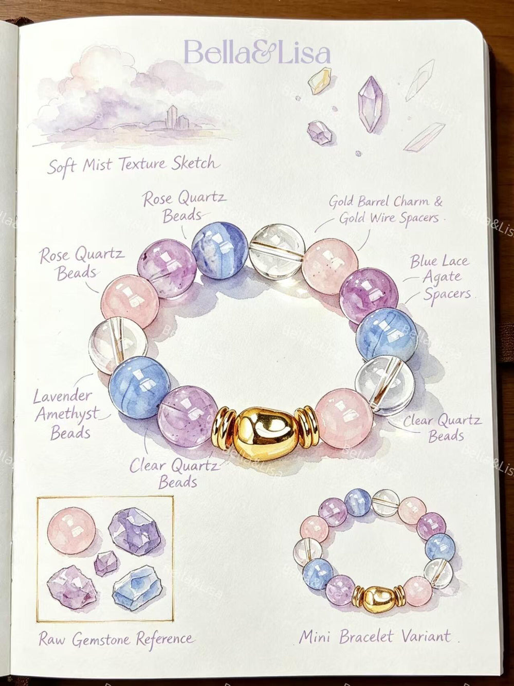 Companion Crystal Bracelet Set | Intuition & Growth