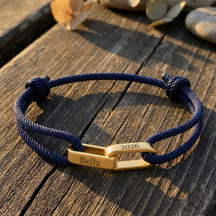 Personalized Pet Memorial Double Ring Bracelet Keepsake